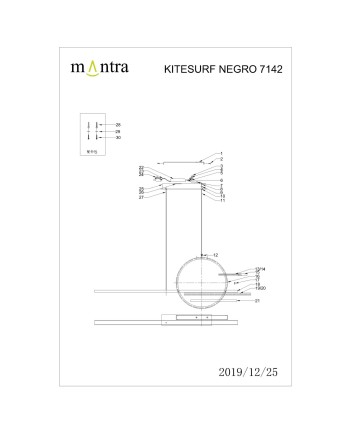 KITESURF NERGO * LÁMPARA 30W